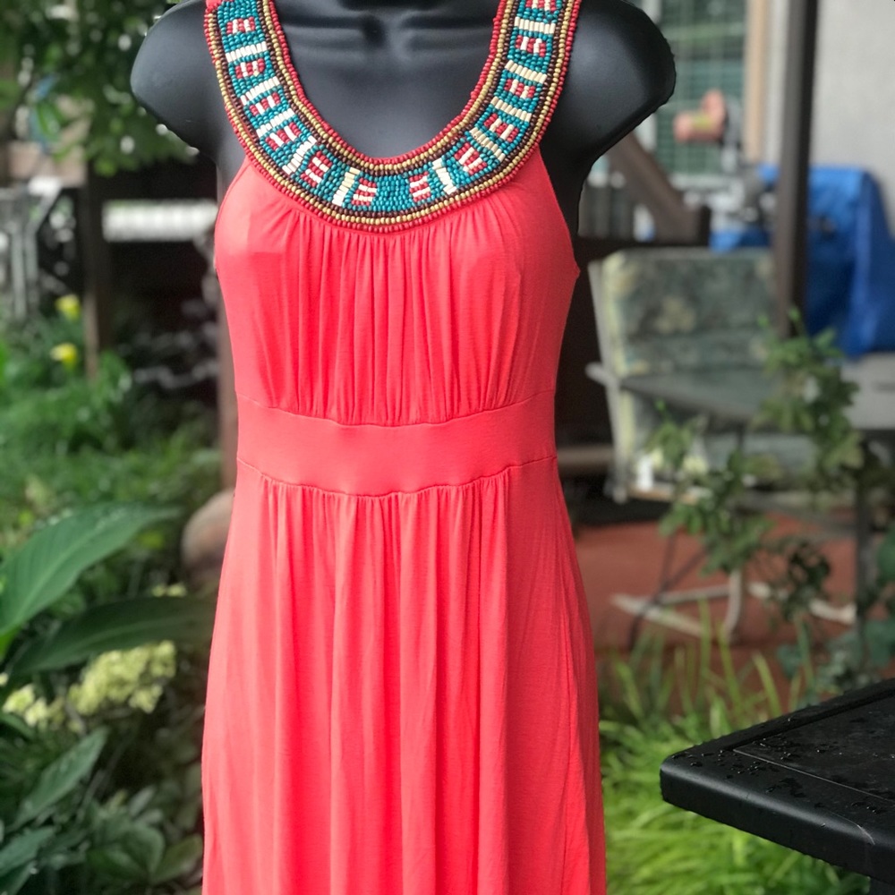 Boho Dress with detail around Collar